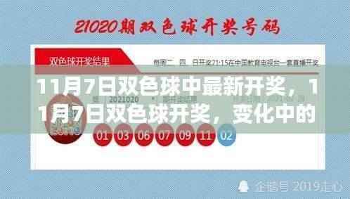 变化中学习,信心开启幸运人生,11月7日双色球最新开奖揭晓