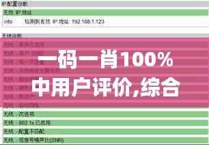 一码一肖100%中用户评价,综合判断解析解答_实现版RSZ374.61