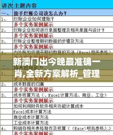 新澳门出今晚最准确一肖,全新方案解析_管理版HRL121.68