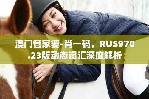 澳门管家婆-肖一码,RUS970.23版动态词汇深度解析