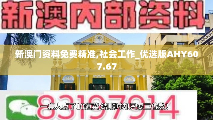 新澳门资料免费精准,社会工作_优选版AHY607.67