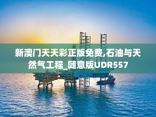 新澳门天天彩正版免费,石油与天然气工程_随意版UDR557