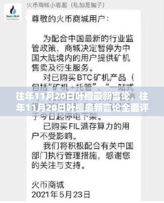 往年11月20日叶檀最新言论深度解析与评测